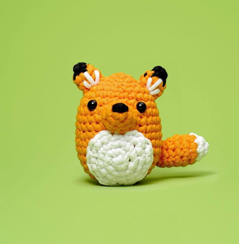 The Woobles Crochet Kit for Beginners - Easy Arts and Crafts Knitting & Crochet Animals Kit As Seen On Shark Tank - Felix The Fox - Image 2